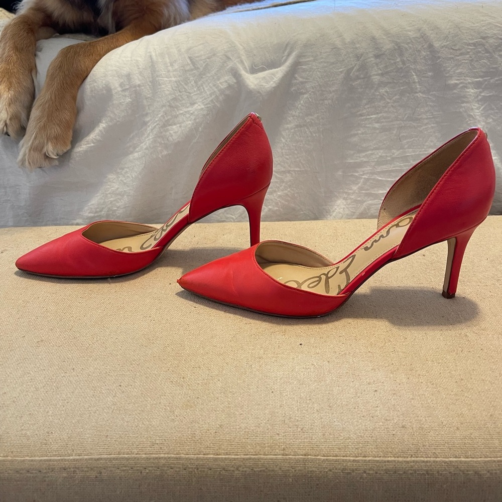 Red Sam Edelman low heels